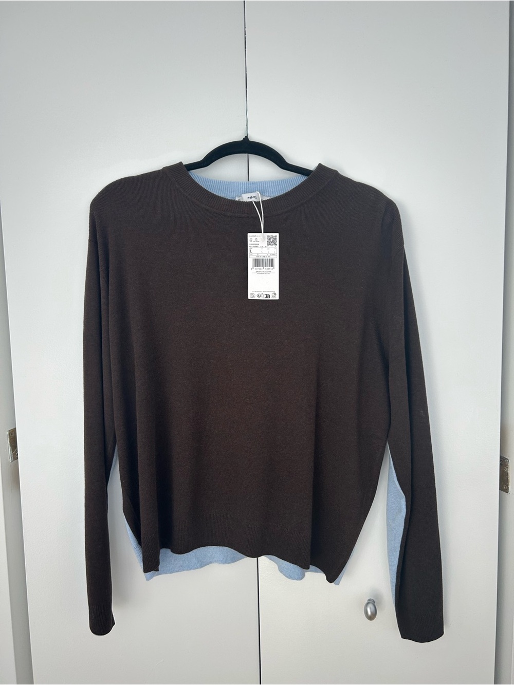 NWT Mango Two-Tone Sweater - Picture 3 of 6